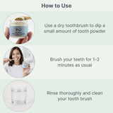 Gum Health Tooth Powder for Sensitive Teeth – Fluoride-Free with Ginseng & Herbs